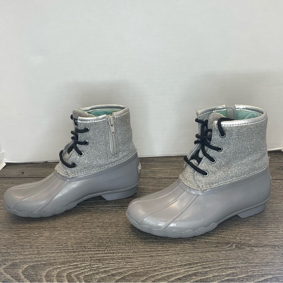 Sperry Rain Duck Boots Durable Comfort. Top siders. Kids size 2M. Pre-owned - Picture 3 of 11